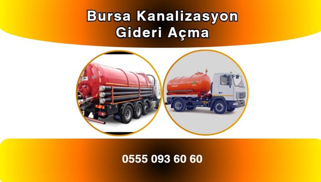 Bursa Kanalizasyon Gideri Açma